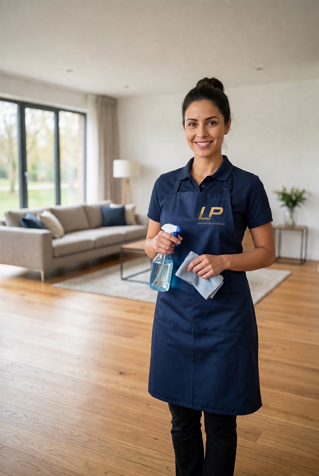 Professionnelle LP Services dans un appartement parisien